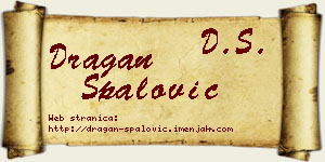 Dragan Spalović vizit kartica